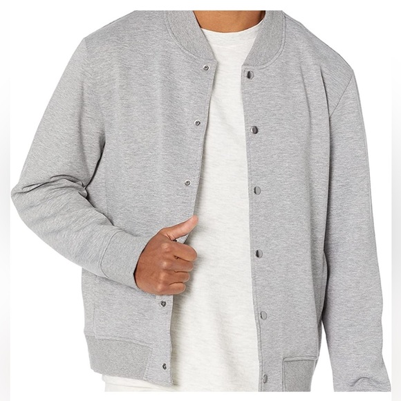 Vince Men’s Bomber Varsity letterman jacket size medium in grey - Picture 9 of 9